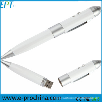 Puntero láser multifunción personalizado 3-en-1 Pen Drive USB (EP045)